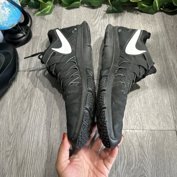 Nike Free Trainer 5.0 579811-010 Black White Mens Size 14 Running Shoes - Picture 9 of 10